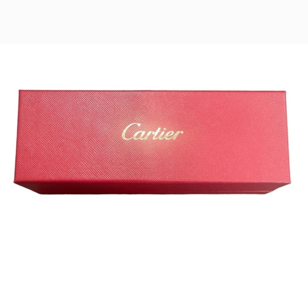 Authentic Cartier Glasses Box (Dust Wipe & Care Instructions Included) EUC